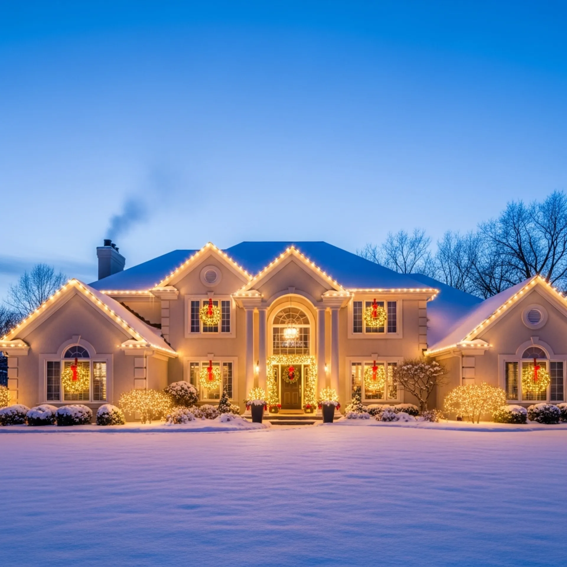 Christmas lights in Kuna, Idaho